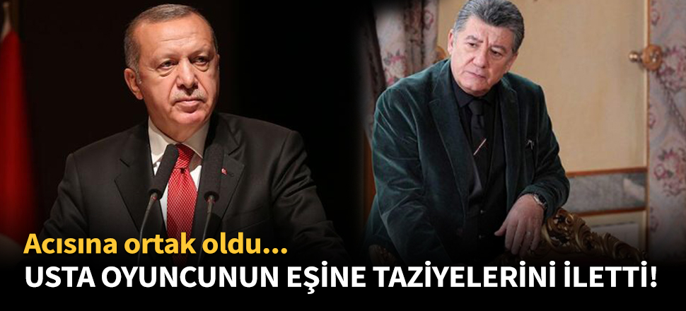 Cumhurbaşkanı Erdoğan, Ünlüoğlu'nun eşine taziyelerini iletti!