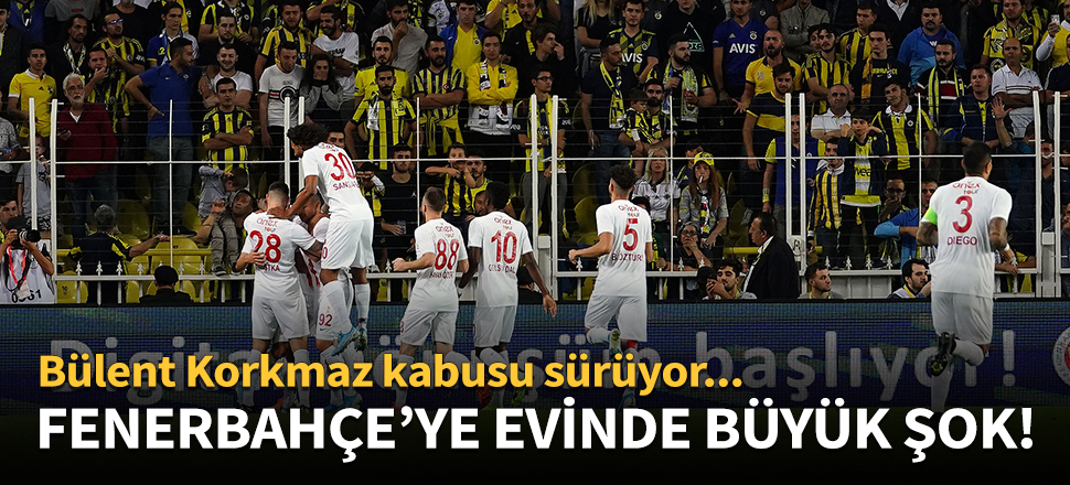 Fenerbahçe'ye evinde büyük şok!