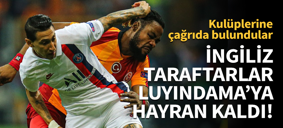 İngiliz taraftarlar Luyindama'ya hayran kaldı!