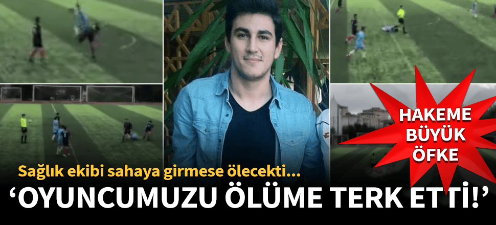 Genç futbolcu saha ortasında ölecekti!