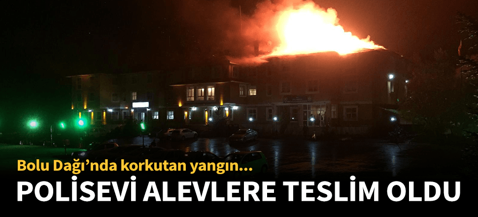 Bolu Dağı'nda korkutan yangın!