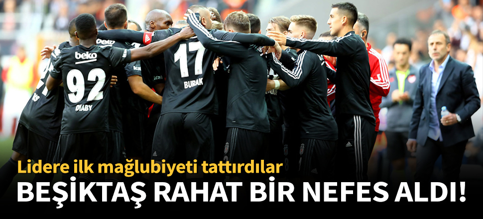 Beşiktaş, Alanyaspor'u 2-0 mağlup etti!