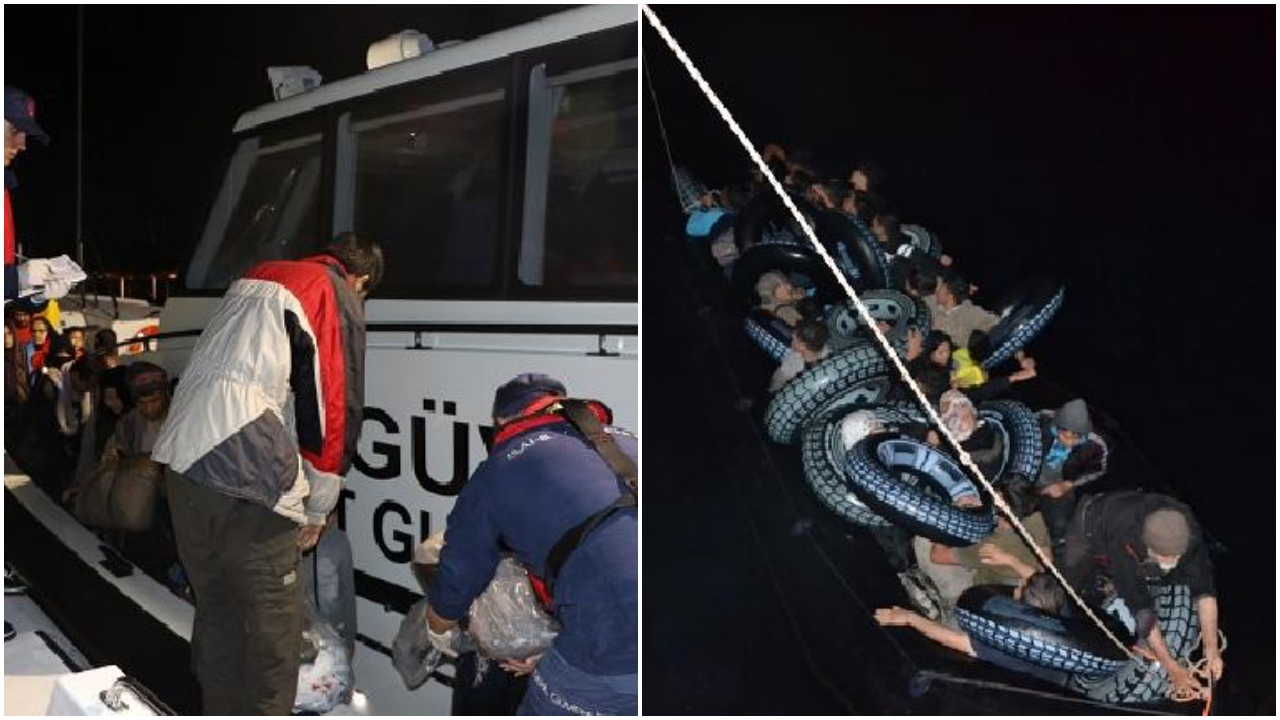 42'si çocuk, 87 kaçak göçmen için operasyon!