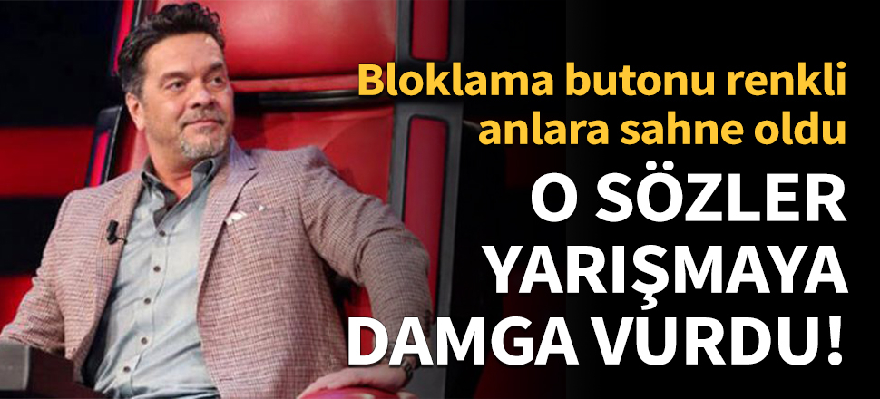 O sözler O Ses Türkiye'ye damga vurdu!