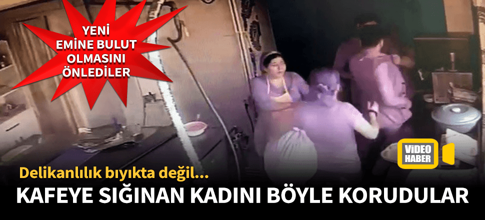 Kafesine sığınan kadını canı pahasına korudu!