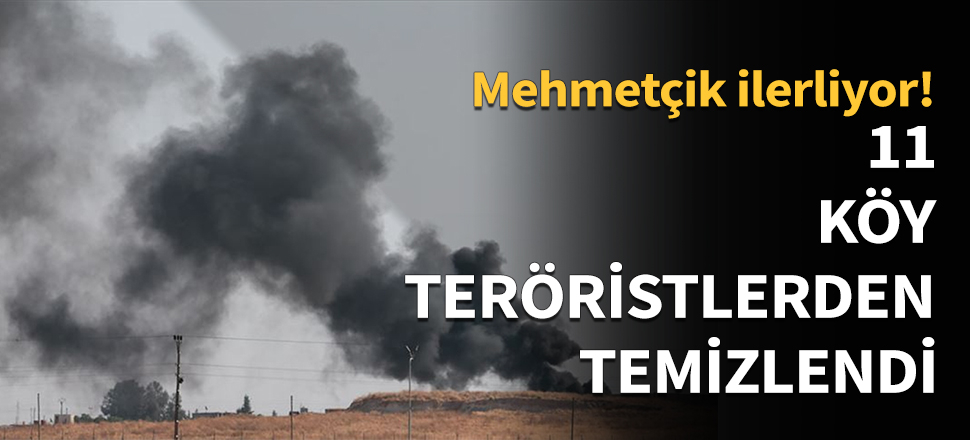 11 köy teröristlerden temizlendi...