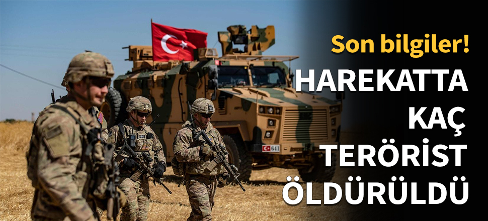 Öldürülen terörist sayısı 399'a yükseldi...