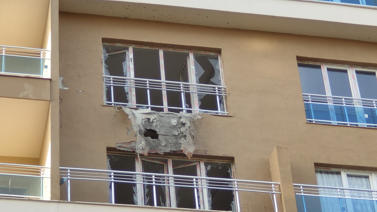 Nusaybin'e 6 roket isabet etti...