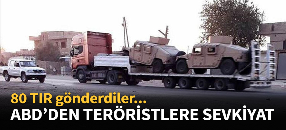 ABD'den teröristlere destek sürüyor...