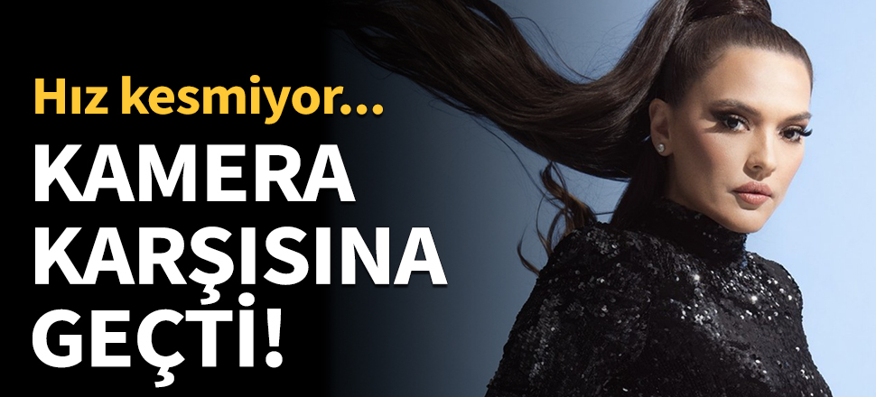 Demet Akalın kameralar karşısına geçti