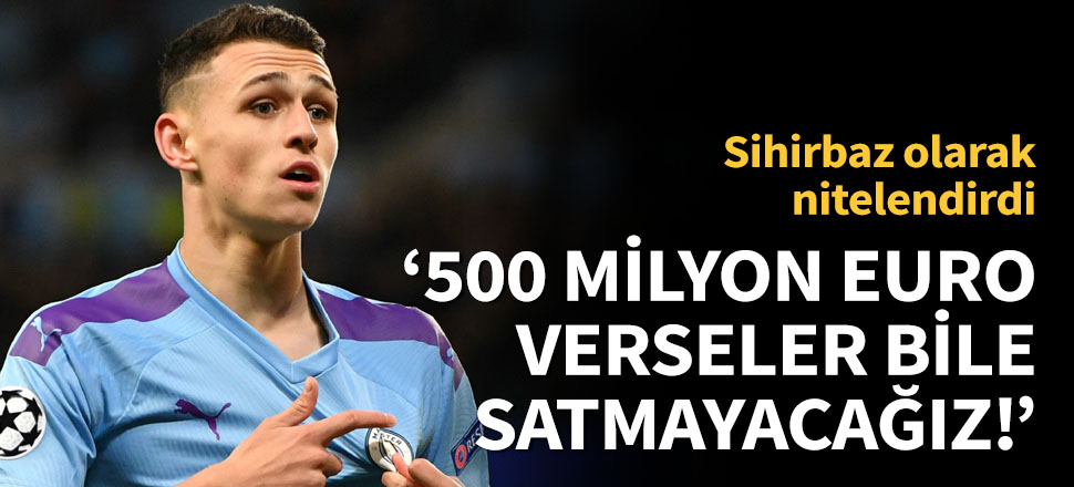 "Phil, bu şartlar altında satılmayacak tek isim!"