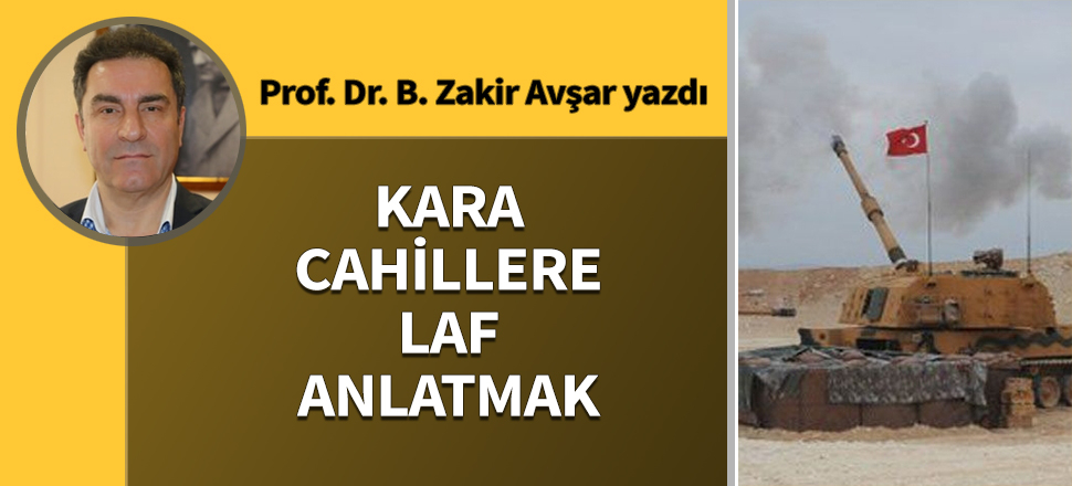 Kara cahillere laf anlatmak...
