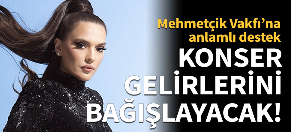 Demet Akalın'dan anlamlı destek!