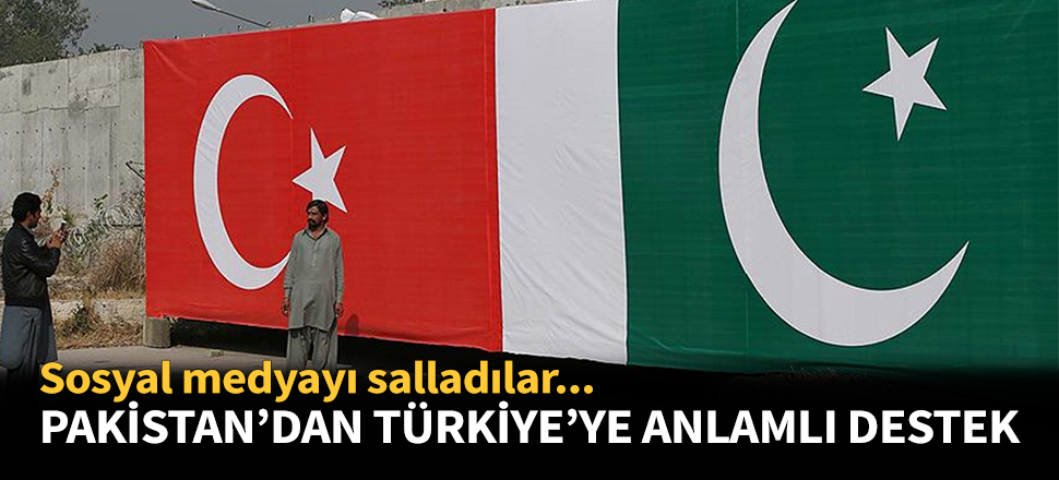 Pakistan halkından Barış Pınarı desteği...