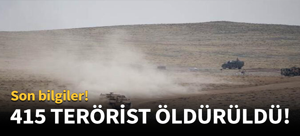 Barış Pınarı Harekatı'nda son durum!