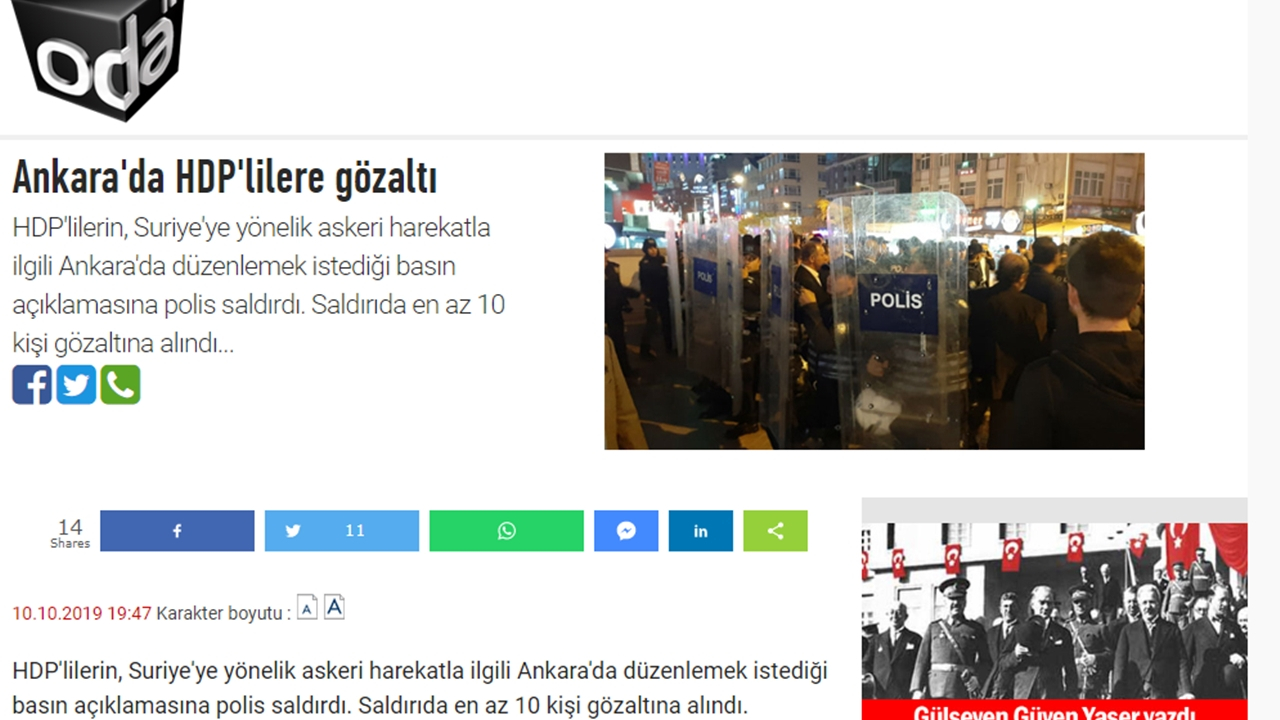 Haberi böyle servis ettiler...