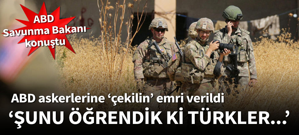 ABD askerlerine 'geri çekilin' emri verildi