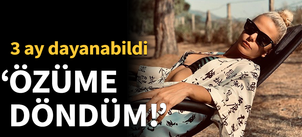 Simge Sağın: Özüme döndüm!