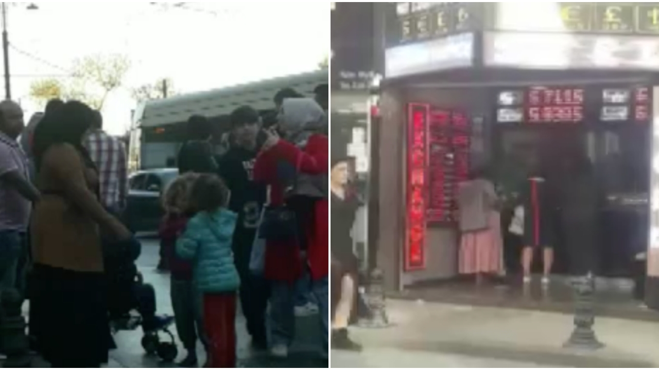 Çocuklarını dilendirerek kazandıkları paraları dövize çevirdiler!