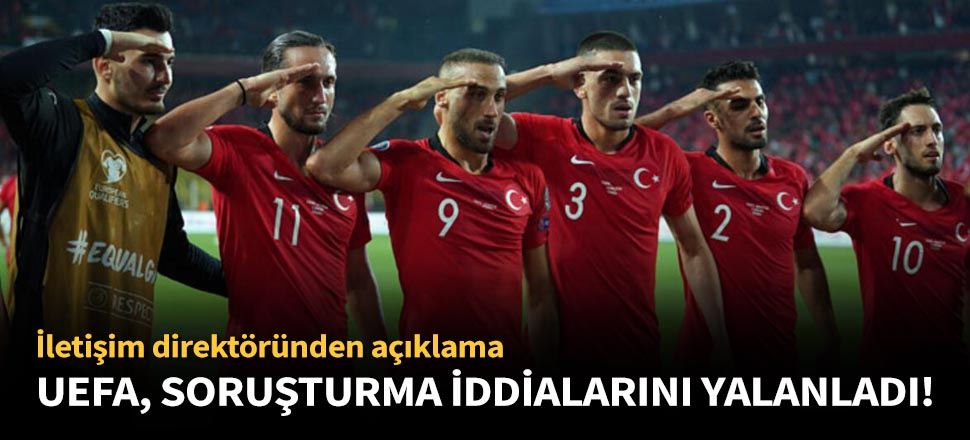 UEFA'dan gol sevinci soruşturmasına yalanlama!