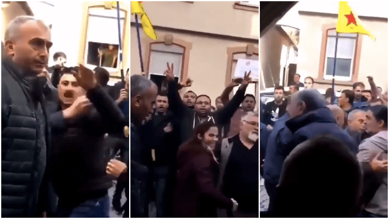 Almanya'da PKK yandaşları Türklere saldırdı!