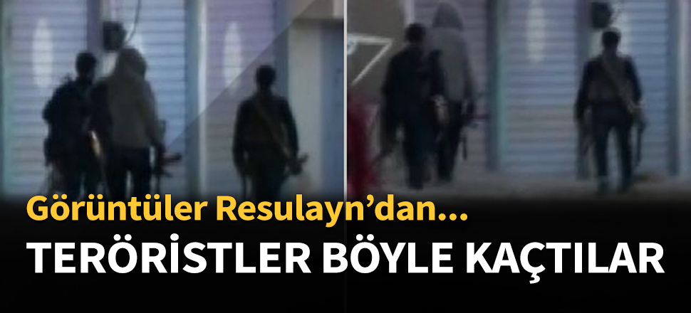 Teröristler böyle kaçtılar...