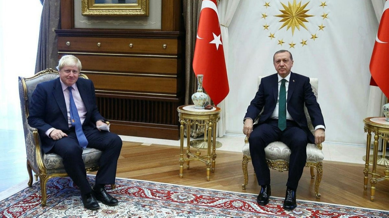 Cumhurbaşkanı Erdoğan Boris Johnson ile görüştü!