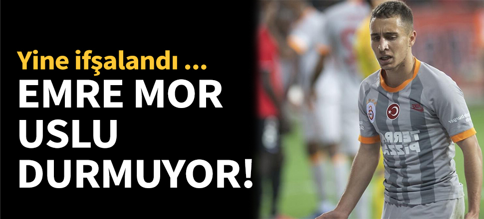 Emre Mor uslu durmuyor!