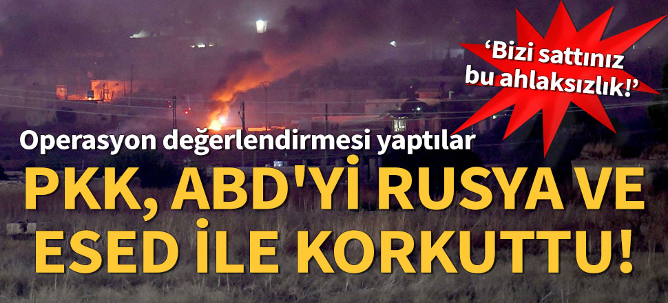 ABD'yi Rusya ve Esed ile korkuttular