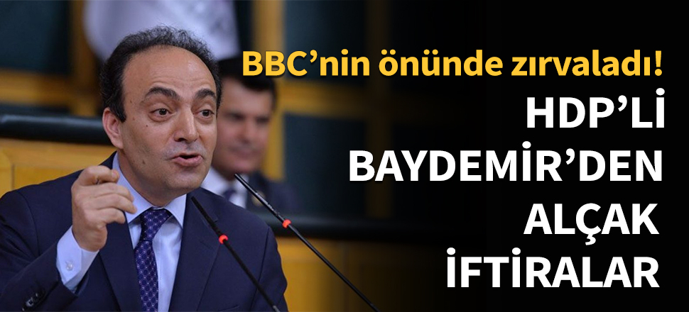 HDP'li Osman Baydemir'den alçak iftiralar...