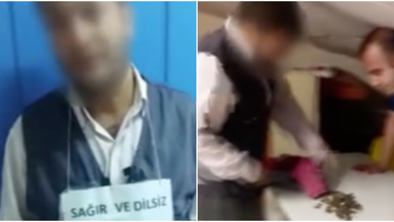 'Sağır ve dilsiz' dilenci, zabıta seslenince cevap verdi!