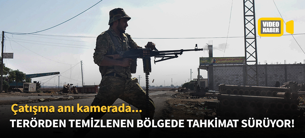 Terörden temizlenen bölgede tahkimat sürüyor!