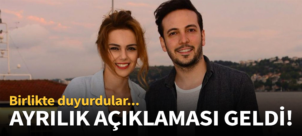 Ayrılık açıklaması geldi