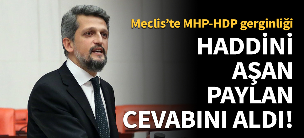 Haddini aşan Garo Paylan cevabını aldı!