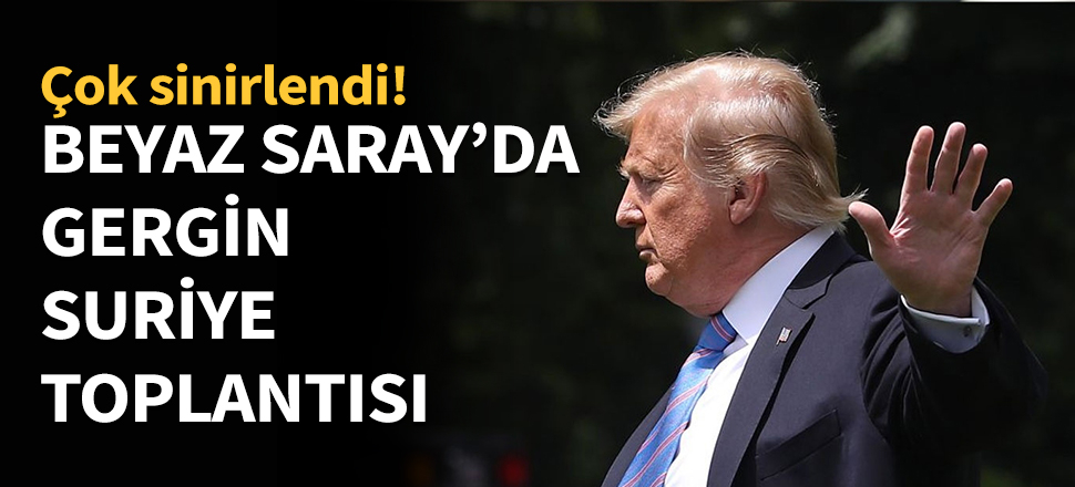 Beyaz Saray'da gergin Suriye toplantısı...