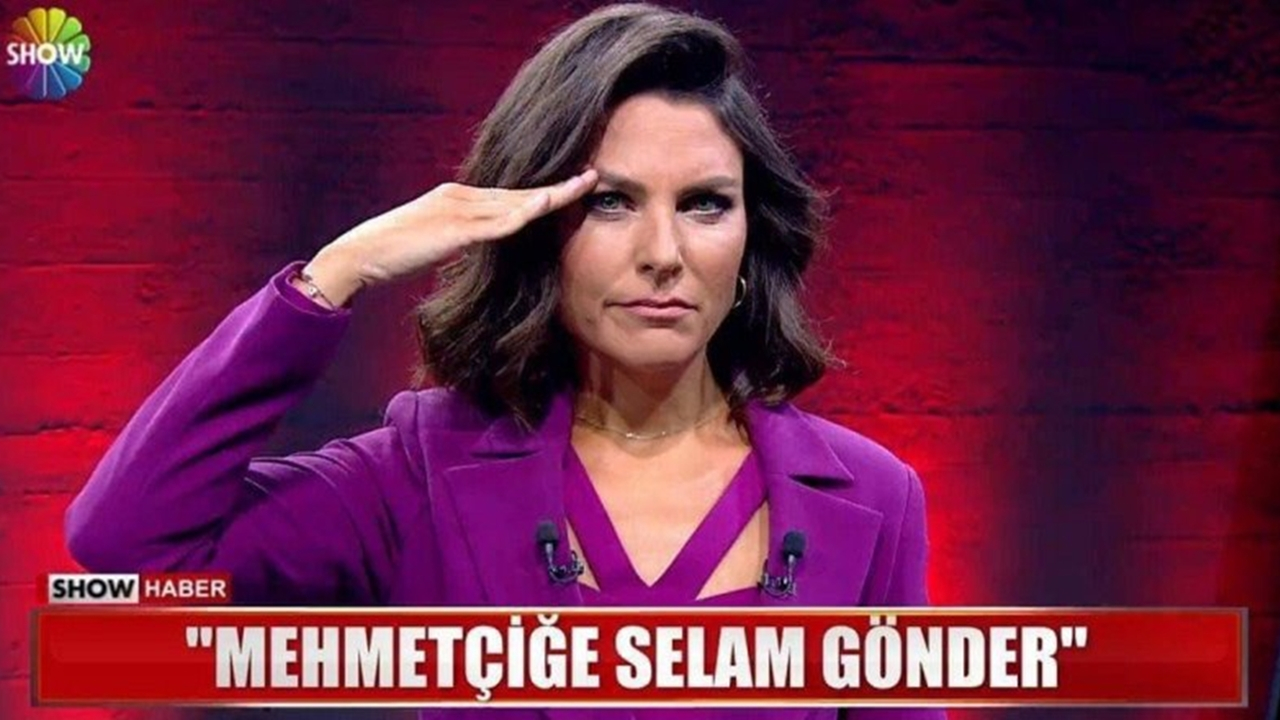 Ece Üner böyle asker selamı verdi...