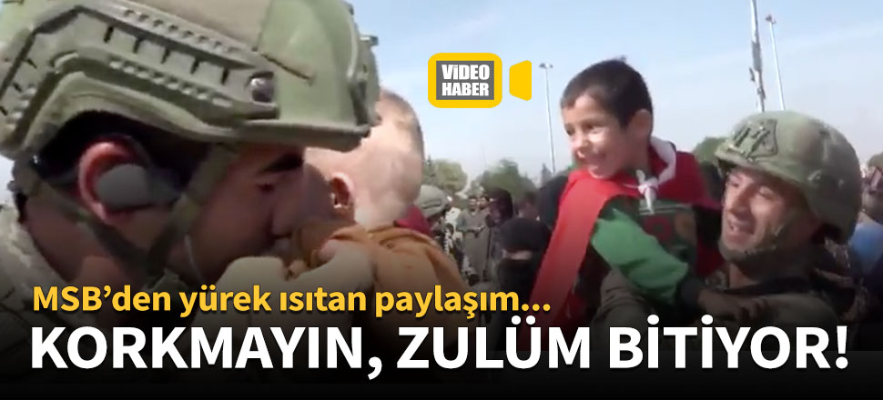 MSB'den yürek ısıtan paylaşım...