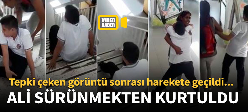 Liseli Ali sürünmekten kurtuldu!