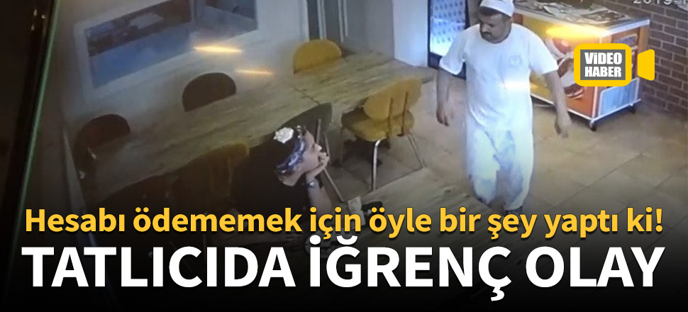 Hesabı ödememek için öyle bir şey yaptı ki!