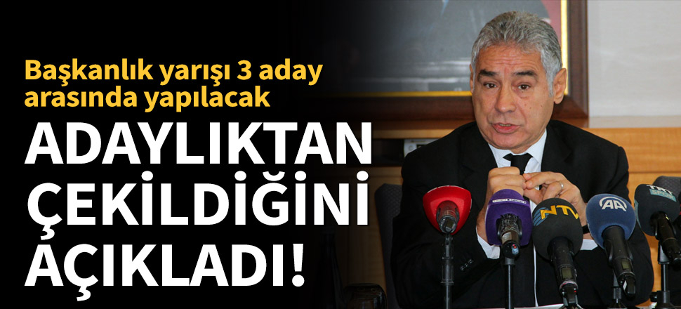 Serdal Adalı'yı destekleyecek!