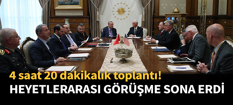 Beştepe'deki kritik görüşme sona erdi...