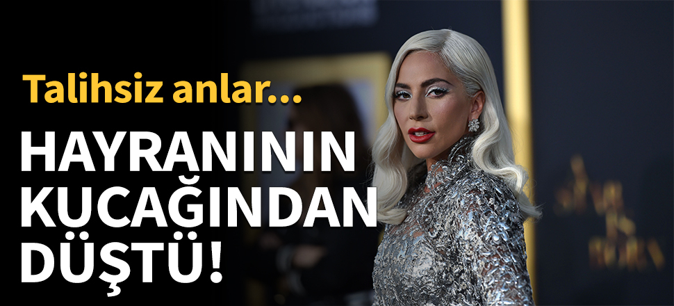 Hayranının kucağından düştü!