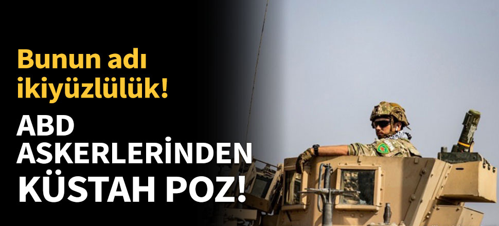 ABD askerlerinden küstah poz!