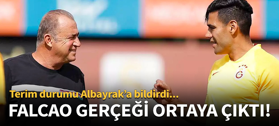Galatasaray'da Falcao gerçeği ortaya çıktı!