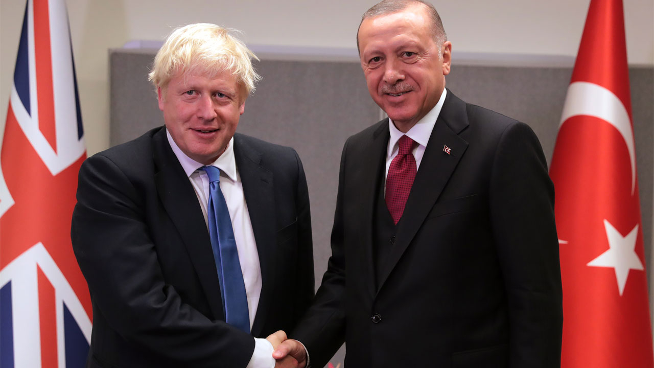 Cumhurbaşkanı Erdoğan, Boris Johnson ile görüştü!