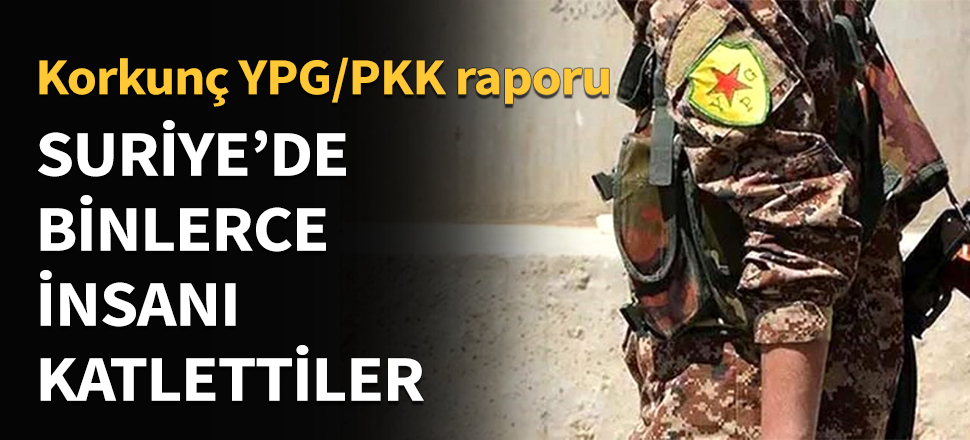 Suriye'de binlerce insanı katlettiler...