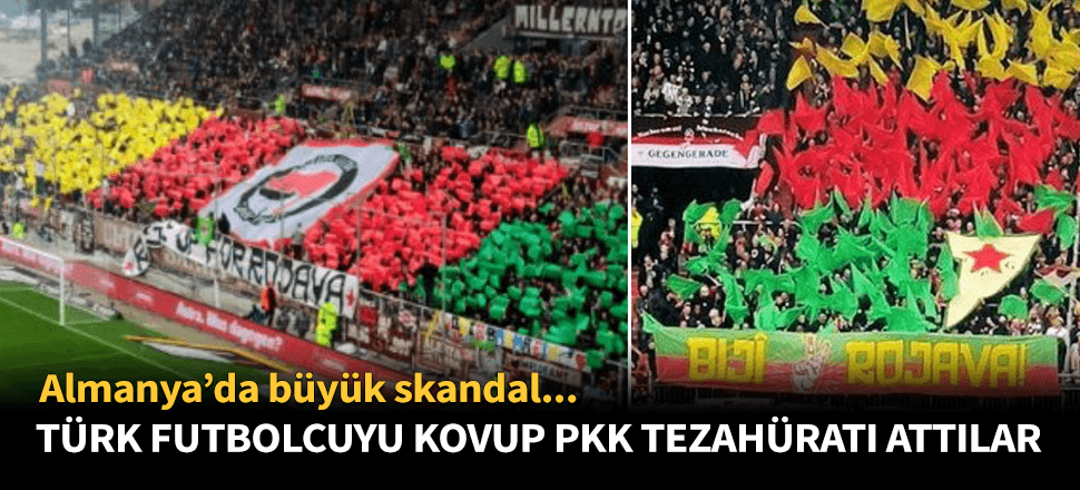 Enver Cenk Şahin'i takımdan atıp 'Rojava' pankartı açtılar!
