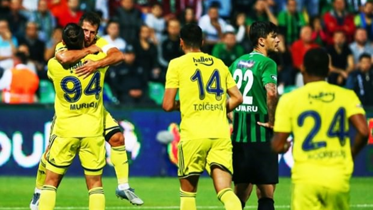 Fenerbahçe, Denizlispor'u 2-1 mağlup etti!