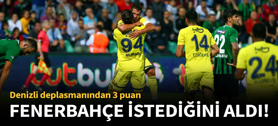 Fenerbahçe, Denizlispor'u 2-1 mağlup etti!