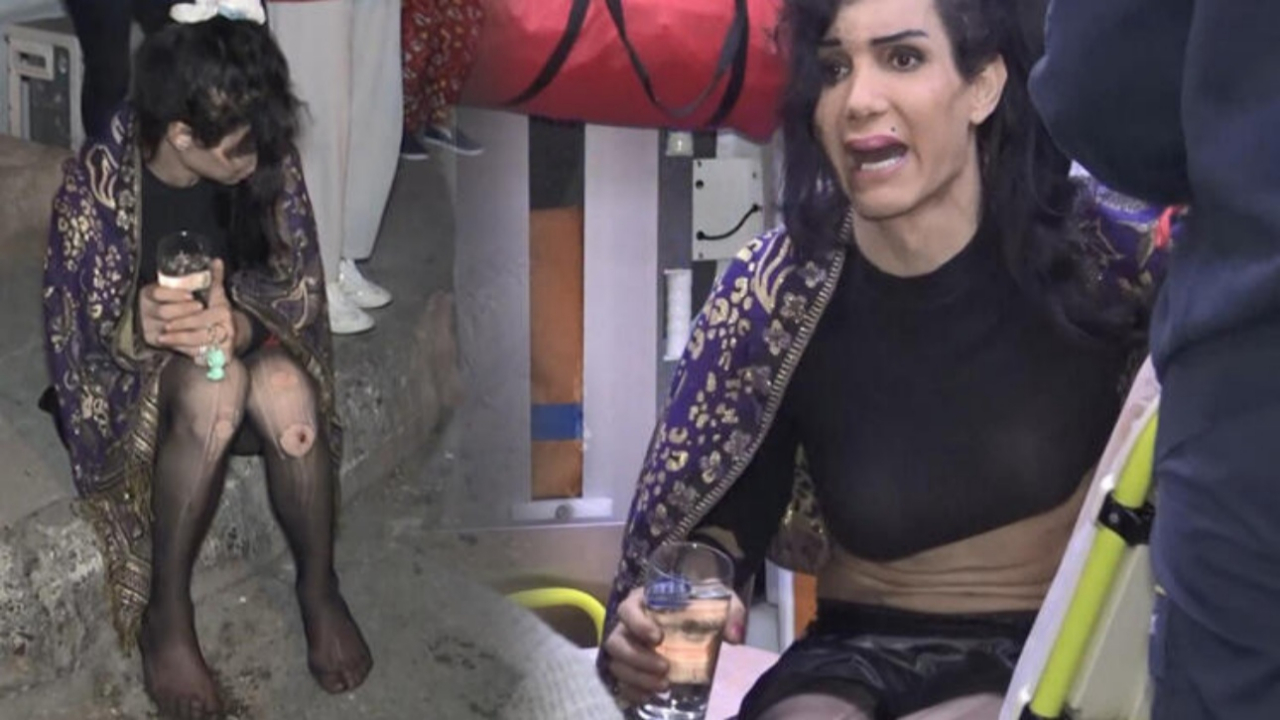Trans birey sokakta sinir krizi geçirdi!